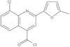 8-Chloro-2-(5-methyl-2-furanyl)-4-quinolinecarbonyl chloride