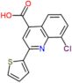 8-Chloro-2-(2-thienyl)-4-quinolinecarboxylic acid