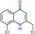 8-chloro-2-(chloromethyl)-1H-quinolin-4-one
