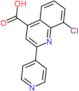 8-chloro-2-pyridin-4-ylquinoline-4-carboxylic acid