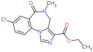 ethyl 8-chloro-5-methyl-6-oxo-5,6-dihydro-4H-imidazo[1,5-a][1,4]benzodiazepine-3-carboxylate