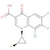 3-Quinolinecarboxylic acid,8-chloro-6,7-difluoro-1-[(1S,2R)-2-fluorocyclopropyl]-1,4-dihydro-4-oxo-