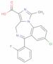 8-Chloro-6-(2-fluorophenyl)-1-methyl-4H-imidazo[1,5-a][1,4]benzodiazepine-3-carboxylic acid