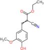 ethyl 2-cyano-3-(4-hydroxy-3-methoxyphenyl)prop-2-enoate