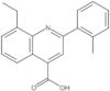 8-Ethyl-2-(2-methylphenyl)-4-quinolinecarboxylic acid