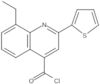 8-Ethyl-2-(2-thienyl)-4-quinolinecarbonyl chloride