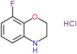 8-Fluoro-3,4-dihydro-2H-1,4-benzoxazine hydrochloride (1:1)