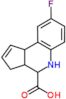 8-fluoro-3a,4,5,9b-tetrahydro-3H-cyclopenta[c]quinoline-4-carboxylic acid