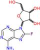 8-fluoro-9-pentofuranosyl-9H-purin-6-amine