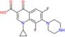 1-cyclopropyl-6,8-difluoro-4-oxo-7-(piperazin-1-yl)-1,4-dihydroquinoline-3-carboxylic acid