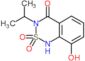 8-hydroxy-3-(propan-2-yl)-1H-2,1,3-benzothiadiazin-4(3H)-one 2,2-dioxide