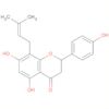 2,3-Dihydro-5,7-dihydroxy-2-(4-hydroxyphenyl)-8-(3-methyl-2-buten-1-yl)-4H-1-benzopyran-4-one