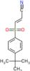(2E)-3-[(4-tert-butylphenyl)sulfonyl]prop-2-enenitrile