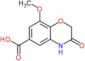 8-methoxy-3-oxo-3,4-dihydro-2H-1,4-benzoxazine-6-carboxylic acid