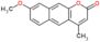 8-methoxy-4-methyl-benzo[g]chromen-2-one