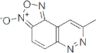 8-methyl[1,2,5]oxadiazolo[4,3-f]cinnolin-3-ium-3-olate