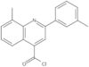 8-Metil-2-(3-metilfenil)-4-quinolinocarbonil cloreto