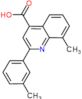 8-methyl-2-(3-methylphenyl)quinoline-4-carboxylic acid