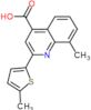 8-Methyl-2-(5-methyl-2-thienyl)-4-quinolinecarboxylic acid