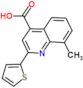 8-methyl-2-thiophen-2-ylquinoline-4-carboxylic acid