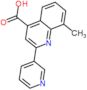 8-Methyl-2-(3-pyridinyl)-4-quinolinecarboxylic acid