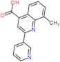 8-methyl-2-pyridin-3-ylquinoline-4-carboxylic acid