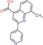 8-methyl-2-pyridin-4-ylquinoline-4-carboxylic acid