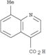 4-Quinolinecarboxylicacid,8-methyl-(9CI)