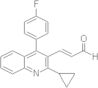 (2E)-3-[2-Cyclopropyl-4-(4-fluorophényl)-3-quinolinyl]-2-propénal