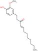 (4E)-1-(4-hydroxy-3-methoxyphenyl)dodec-4-en-3-one
