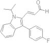 (2E)-3-[3-(4-Fluorophenyl)-1-(1-methylethyl)-1H-indol-2-yl]-2-propenal