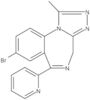 8-Bromo-1-methyl-6-(2-pyridinyl)-4H-[1,2,4]triazolo[4,3-a][1,4]benzodiazepine