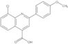 8-Chloro-2-(4-methoxyphenyl)-4-quinolinecarboxylic acid