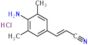 (2E)-3-(4-Amino-3,5-dimethylphenyl)acrylonitrile hydrochloride (1:1)