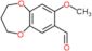 8-methoxy-3,4-dihydro-2H-1,5-benzodioxepine-7-carbaldehyde