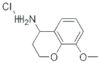 2H-1-Benzopyran-4-amine, 3,4-dihydro-8-methoxy-, hydrochloride (1:1)