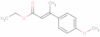 2-Butenoic acid, 3-(4-methoxyphenyl)-, ethyl ester