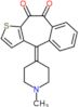 4-(1-methylpiperidin-4-ylidene)-4H-benzo[4,5]cyclohepta[1,2-b]thiophene-9,10-dione