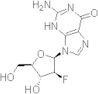 2-Amino-9-(2-deoxy-2-fluoro-β-D-arabinofuranosyl)-1,9-dihydro-6H-purin-6-one