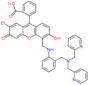 2-(5-{[(2-{[bis(pyridin-2-ylmethyl)amino]methyl}phenyl)amino]methyl}-2-chloro-6-hydroxy-3-oxo-3H-xanthen-9-yl)benzoic acid