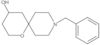 1-Oxa-9-azaspiro[5.5]undecan-4-ol, 9-(phenylmethyl)-