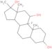 (3alpha,5beta,11beta,17beta)-9-fluoro-17-methylandrostane-3,11,17-triol