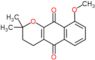 3,4-Dihydro-9-methoxy-2,2-dimethyl-2H-naphtho[2,3-b]pyran-5,10-dione