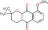 9-methoxy-2,2-dimethyl-3,4-dihydro-2H-benzo[g]chromene-5,10-dione