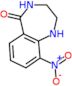 9-nitro-1,2,3,4-tetrahydro-5H-1,4-benzodiazepin-5-one