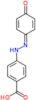 4-[2-(4-oxocyclohexa-2,5-dien-1-ylidene)hydrazino]benzoic acid