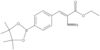 Ethyl 2-cyano-3-[4-(4,4,5,5-tetramethyl-1,3,2-dioxaborolan-2-yl)phenyl]-2-propenoate