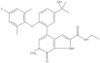 N-Ethyl-4-[2-(4-fluoro-2,6-dimethylphenoxy)-5-(1-hydroxy-1-methylethyl)phenyl]-6,7-dihydro-6-methyl-7-oxo-1H-pyrrolo[2,3-c]pyridine-2-carboxamide