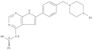 6-[4-[(4-Ethyl-1-piperazinyl)methyl]phenyl]-N-[(1R)-1-phenylethyl]-7H-pyrrolo[2,3-d]pyrimidin-4-am…