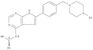 7H-Pyrrolo[2,3-d]pyrimidin-4-amine,6-[4-[(4-ethyl-1-piperazinyl)methyl]phenyl]-N-[(1R)-1-phenylethyl]-